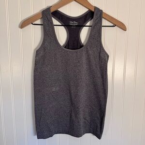Marilyn Monroe Heathered Gray Activewear Form Fitted Tank Women’s Size XL